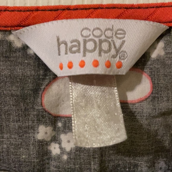 Scrub Top. Code Happy - Picture 2 of 3